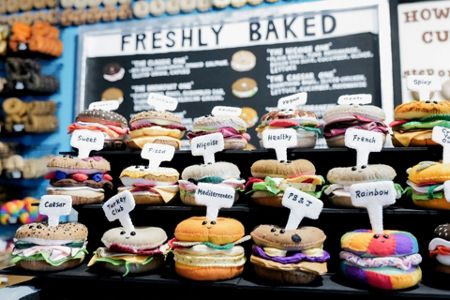 Artist Lucy Sparrow Is Back in New York With a Pop-Up Bagel Shop Made  Entirely of Felt—and She's Sewing Sandwiches to Order