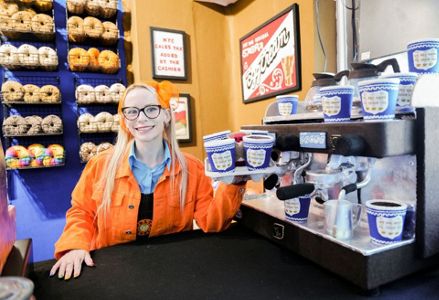 Order a bagel and schmear at Feltz Bagels, and you'll be fed an original  piece of art