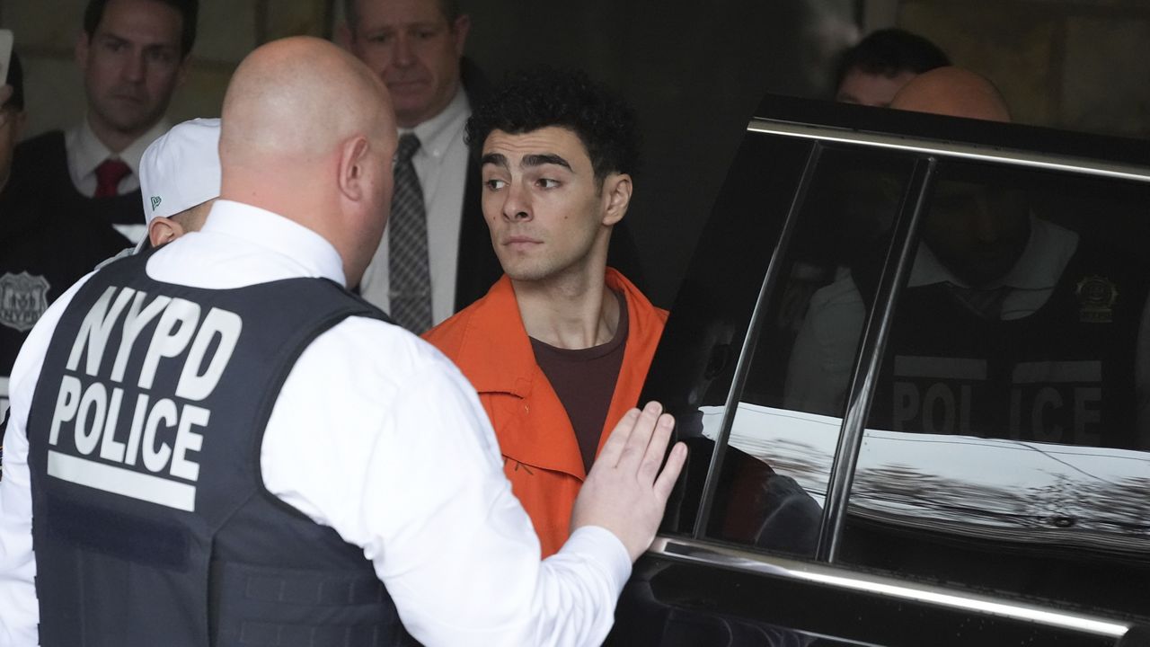 Luigi Mangione leaves the Blair County Courthouse in Hollidaysburg, Pennsylvania on Thursday, Dec. 19, 2024. (AP Photo/Gene J. Puskar, Pool)