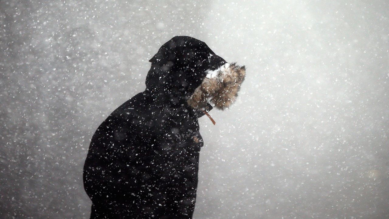 Heavy wet snowfall