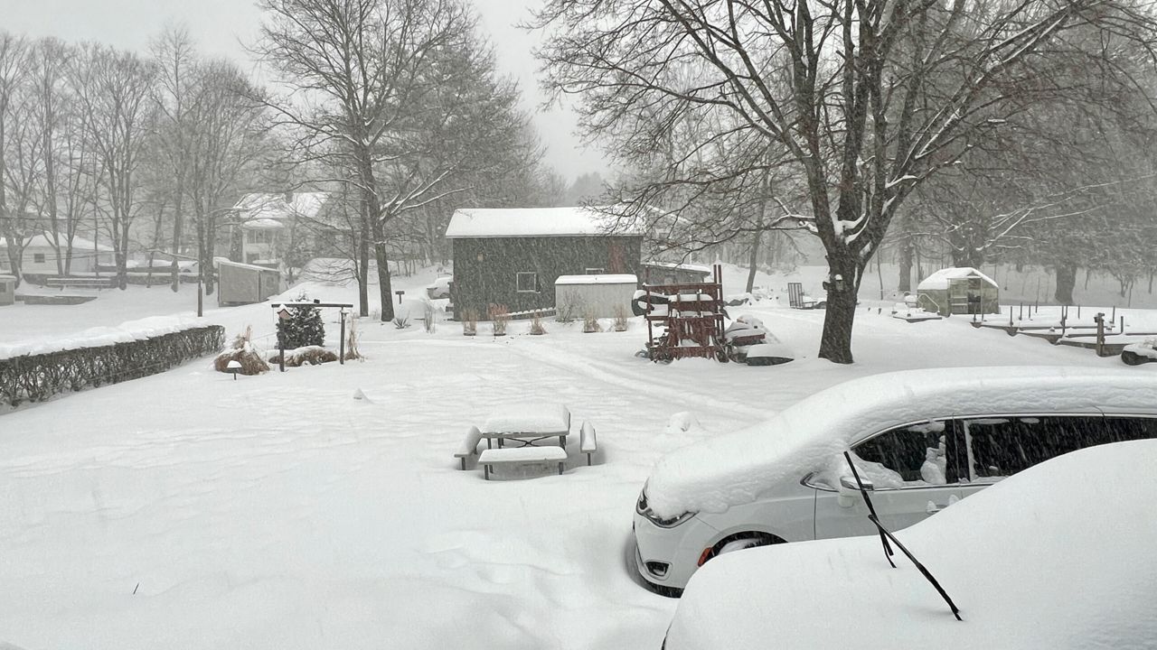 Snowfall totals around Maine and Worcester from Jan. 25-26