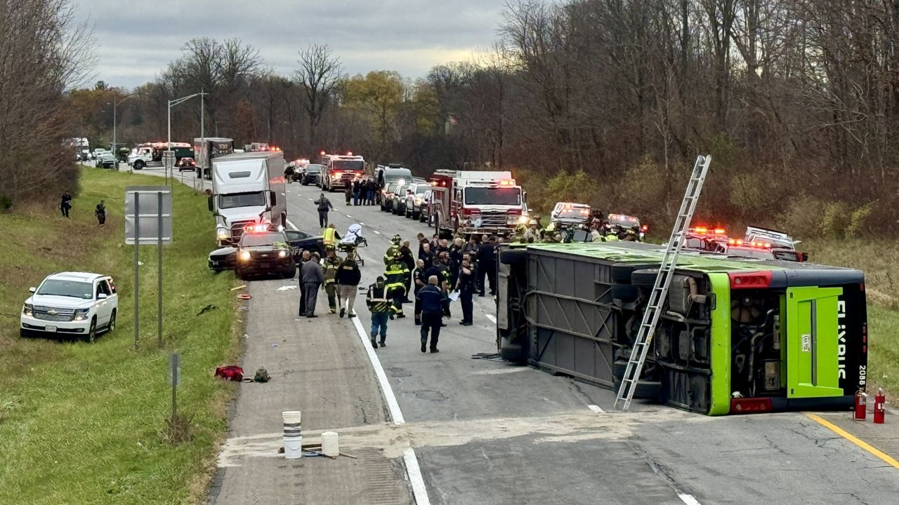 Tour bus driver involved in fatal crash I-490 manslaughter