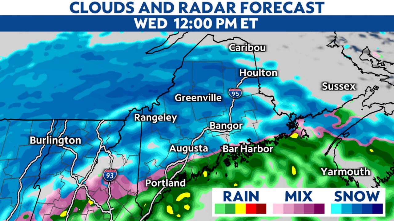 Messy winter storm brings snow, mix and rain to Maine