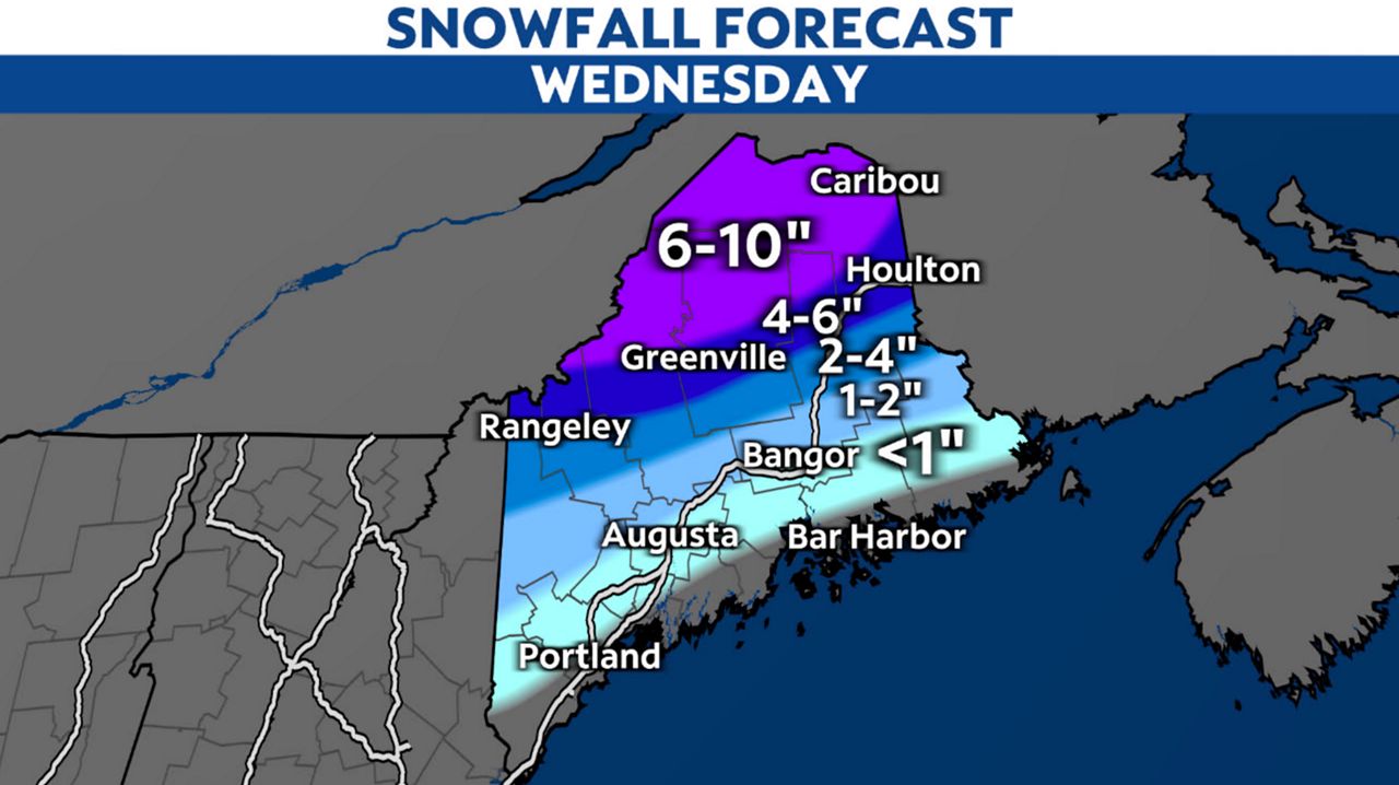 Messy winter storm brings snow, mix and rain to Maine