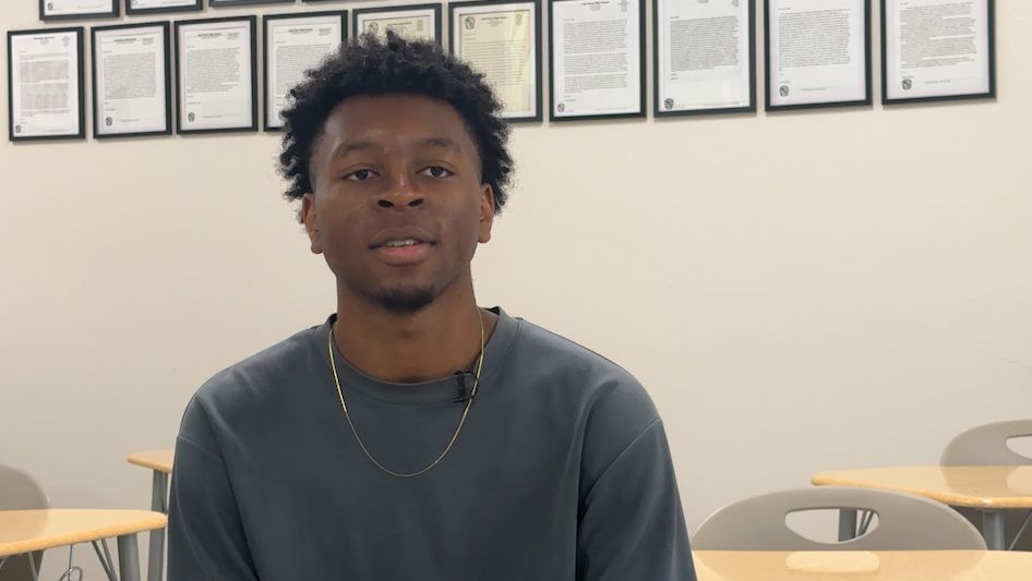Michael Okonkwo has been named one of four Spectrum News High School Scholars. (Spectrum News)