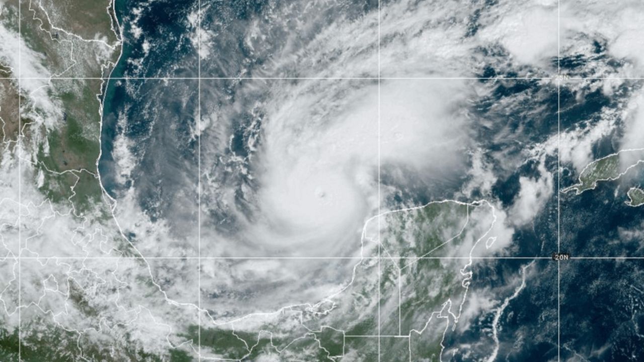 Satellite image of Hurricane Milton