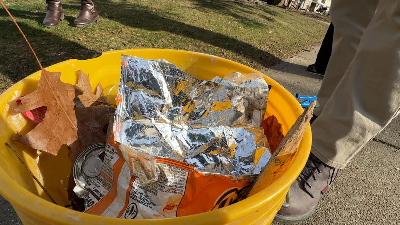 Volunteers Clean Up Community On Frigid MLK Day