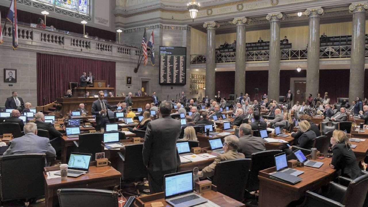 Debate on the Missouri House floor in March 2023 (House Communications)