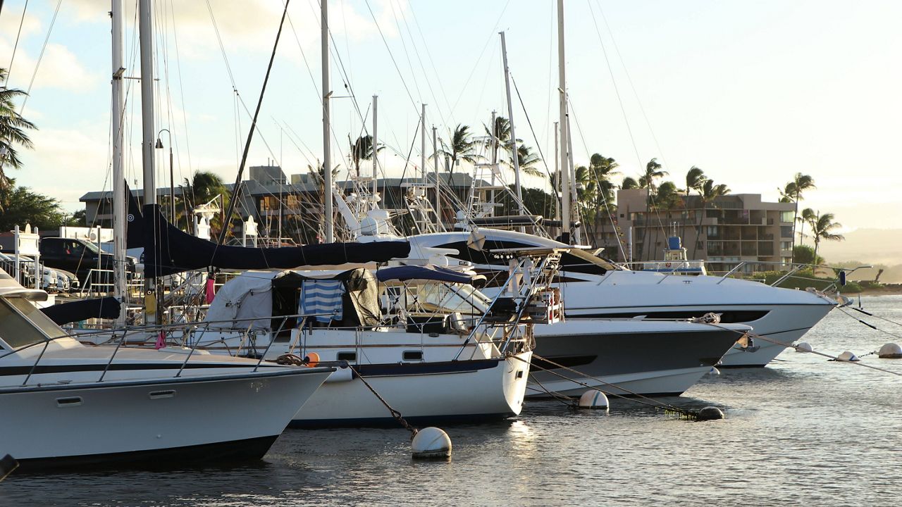 Slips for vessels displaced from Lahaina and Mala are available, on a first-come, first-served basis at the Maalaea Small Boat Harbor. (Department of Land and Natural Resources)