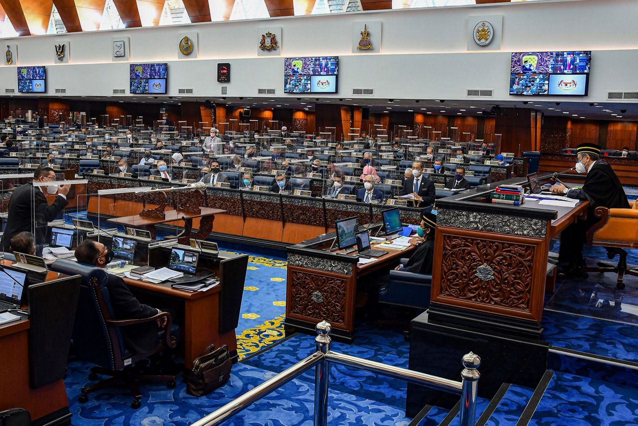 Malaysia's Parliament reopens after 7-month virus suspension