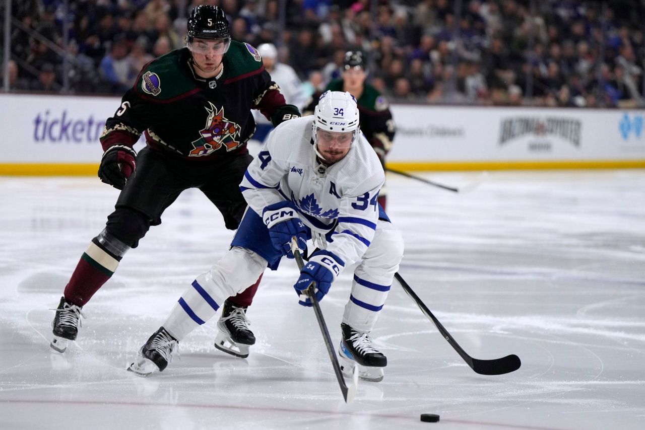 Maple Leafs' Matthews Scores 50th Goal Of Season, Fastest In 28 Years