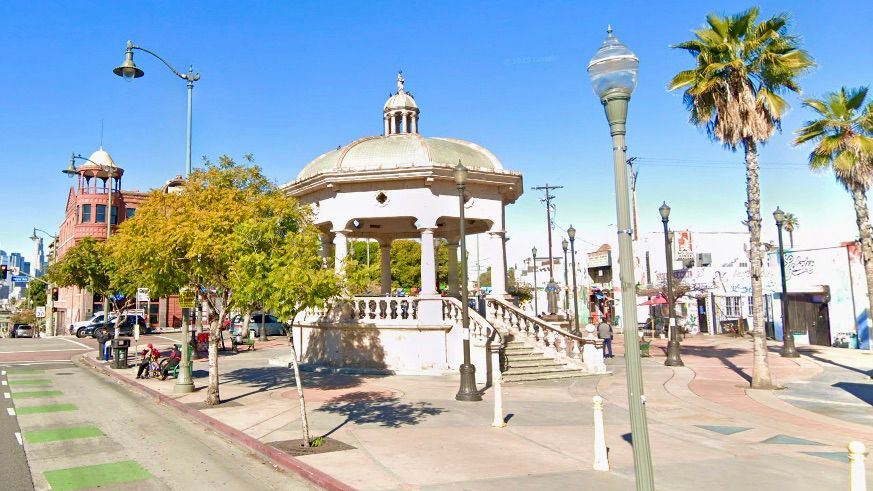 Mariachi Plaza in Boyle Heights. (Courtesy Google Street View)