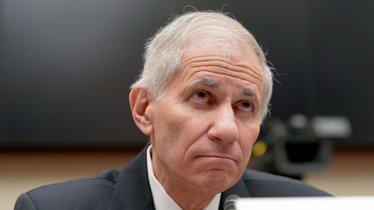 Federal Deposit Insurance Corporation Board of Directors Chairman Martin Gruenberg, testifies during the House Committee on Financial Services hearing on oversight of prudential regulators, Wednesday, Nov. 15, 2023, on Capitol Hill in Washington. (AP Photo/Mariam Zuhaib, File)