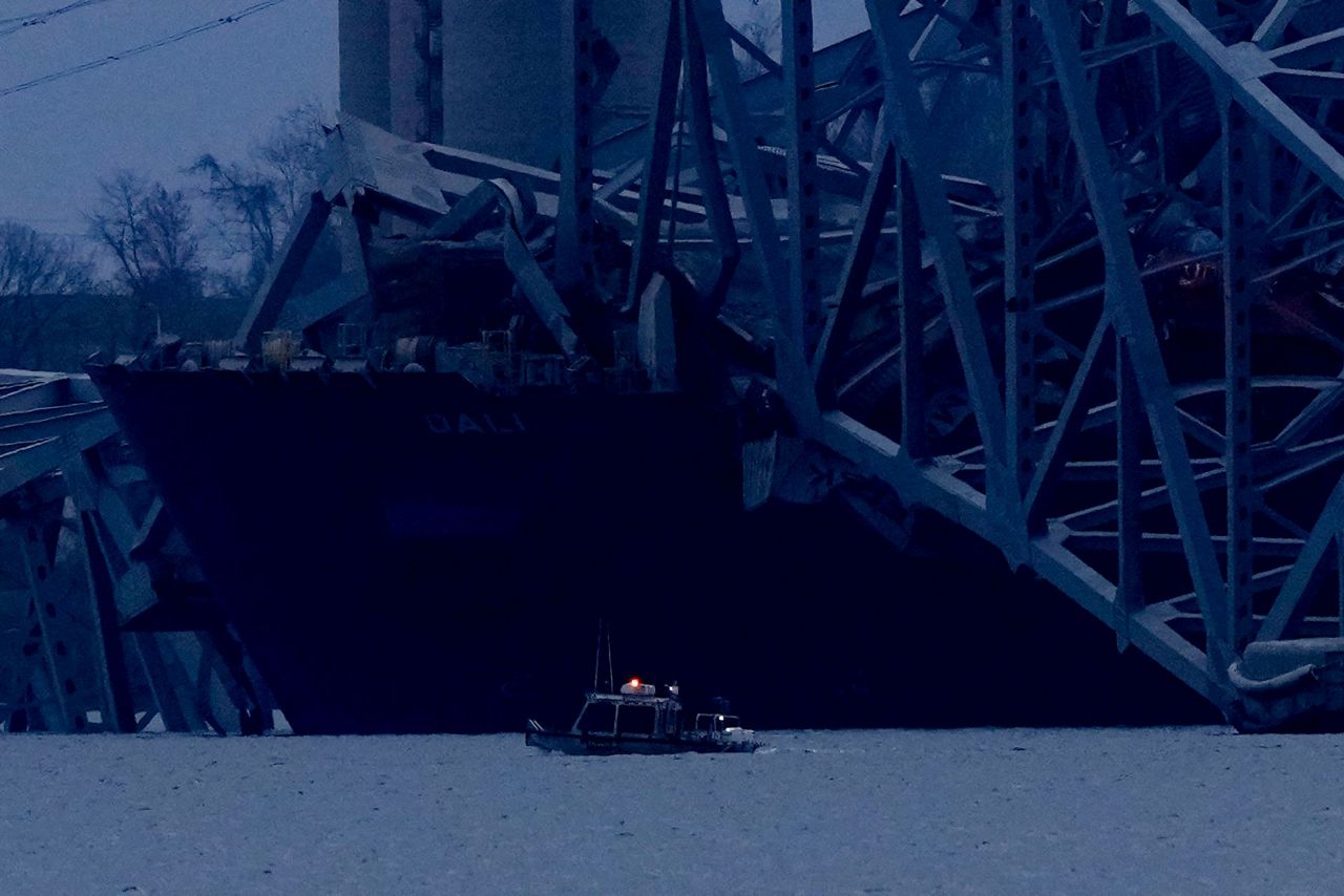 Cargo ship hits Baltimore's Key Bridge, bringing it down. At least 7 ...