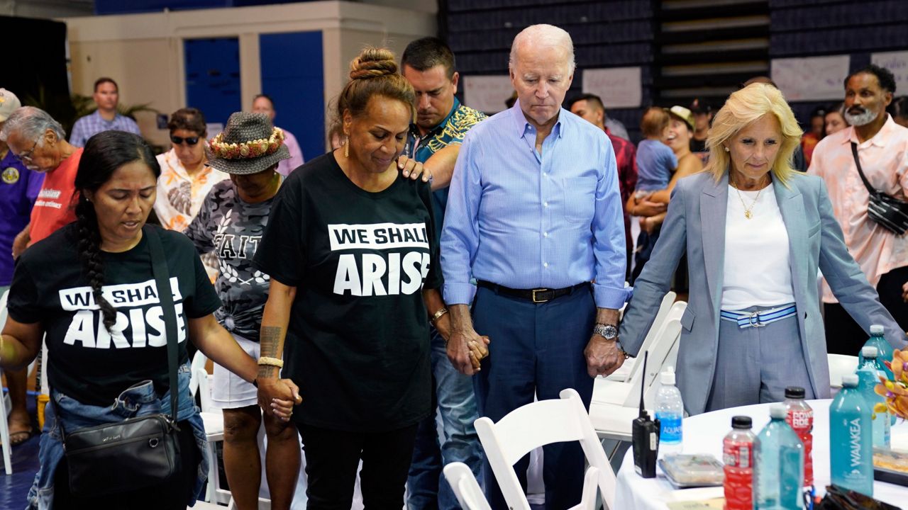 Pres. Biden addressed the crowd during a community event