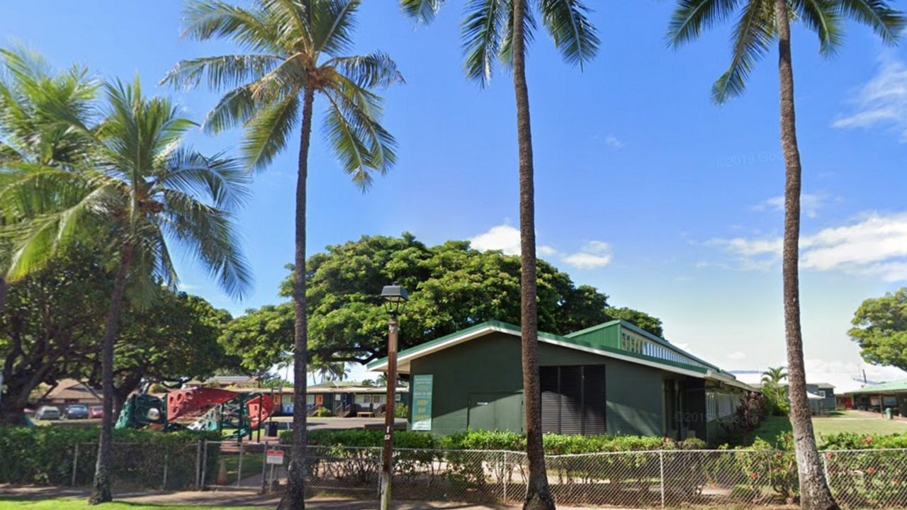 King Kamehameha III Elementary School, which was located on Front Street in Lahaina, was destroyed in the Maui wildfires. (Google Street View)