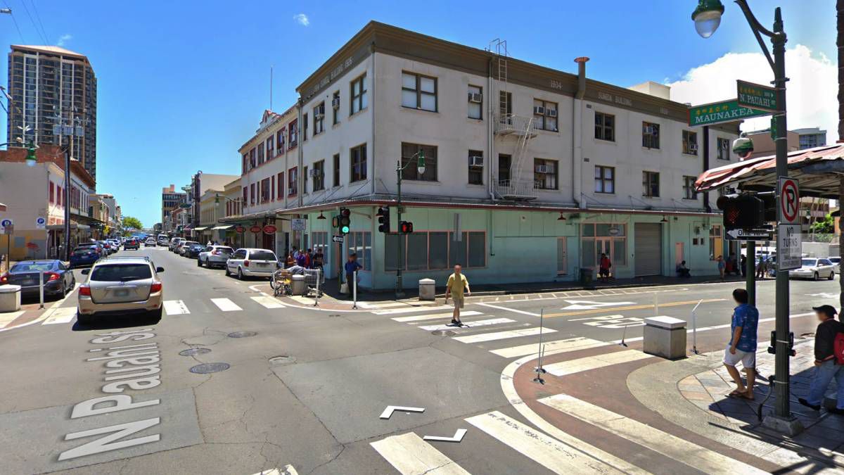 The intersection of Pauahi and Maunakea streets is one of the sites with the upgraded security camera system. (Google Street View)