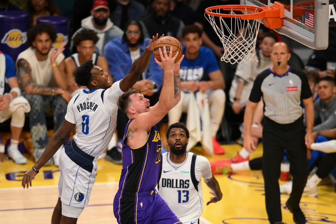 Luka Doncic leads the Lakers against the Mavericks in their first ...