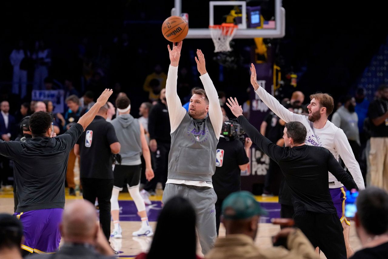 Luka Doncic leads the Lakers against the Mavericks in their first ...