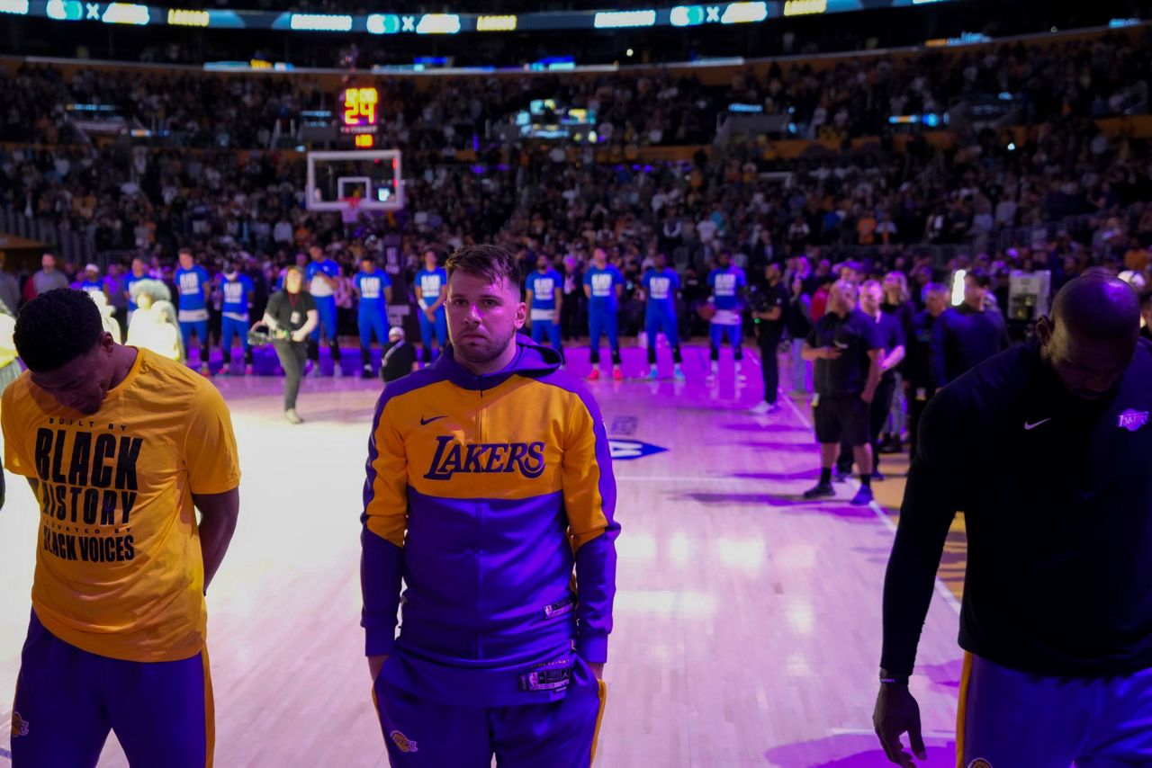 Luka Doncic leads the Lakers against the Mavericks in their first ...