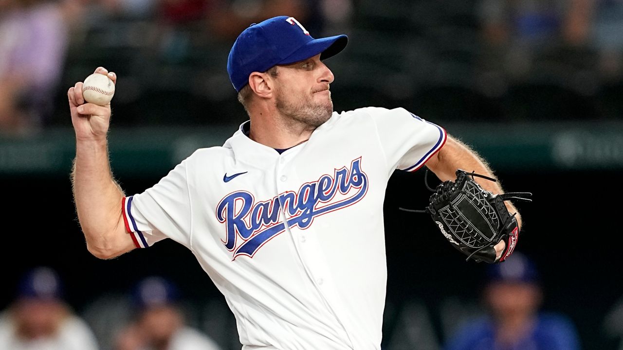 Scherzer and Gray added to ALCS roster as Rangers starters