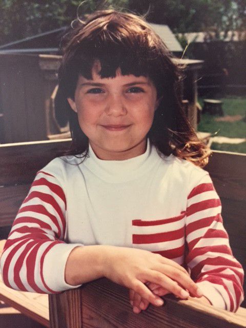 Spectrum Anchor Meg Bonacorsi in kindergarten