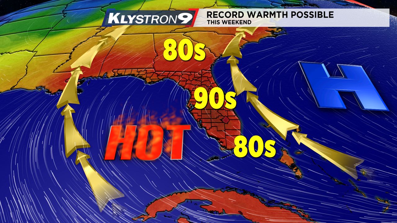 Our temperatures since March 1 have been unseasonably warm and in many cases, similar to that of late May into early June. (Spectrum Bay News 9)