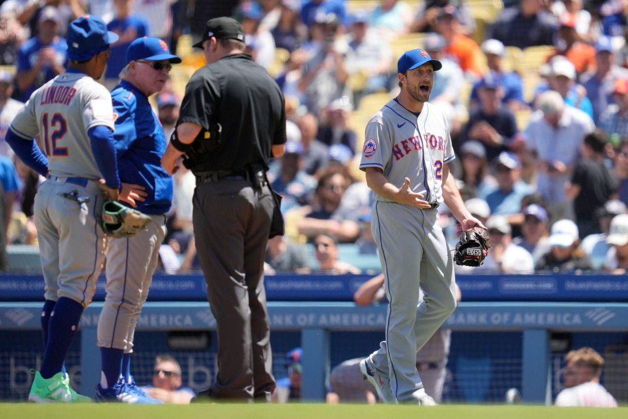 Mets' Scherzer Ejected For Sticky Stuff After Umpire Check