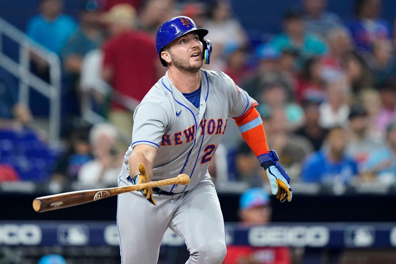 Who is pitching to Pete Alonso in Home Run Derby? Mets' Aaron