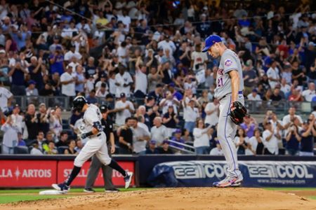 Judge 47th HR, Yanks Top Scherzer, Mets 4-2 in Subway Series - Bloomberg