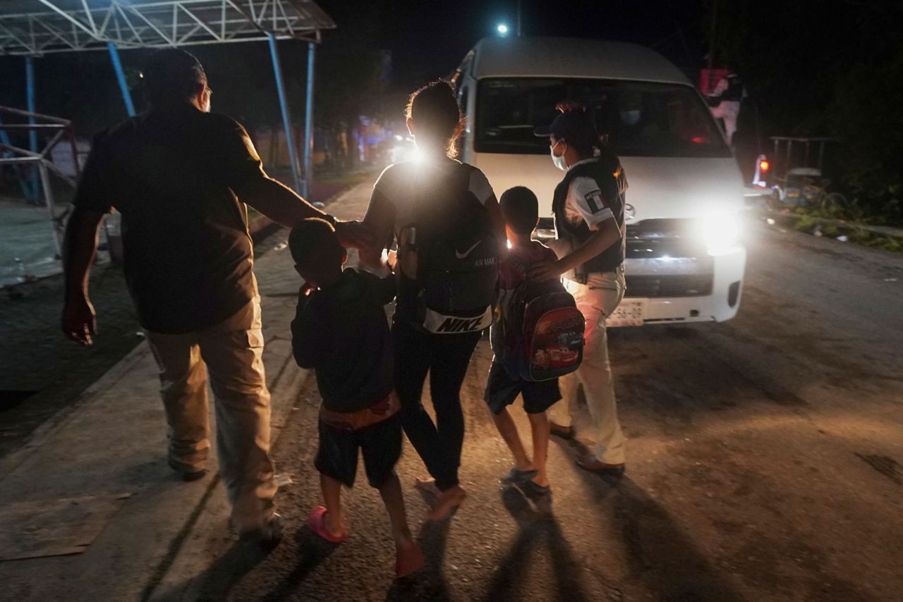 Migrant caravan broken up again in southern Mexico