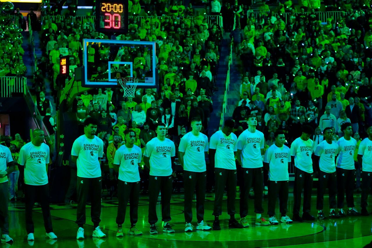Spartans lose to Michigan in their first game since shooting