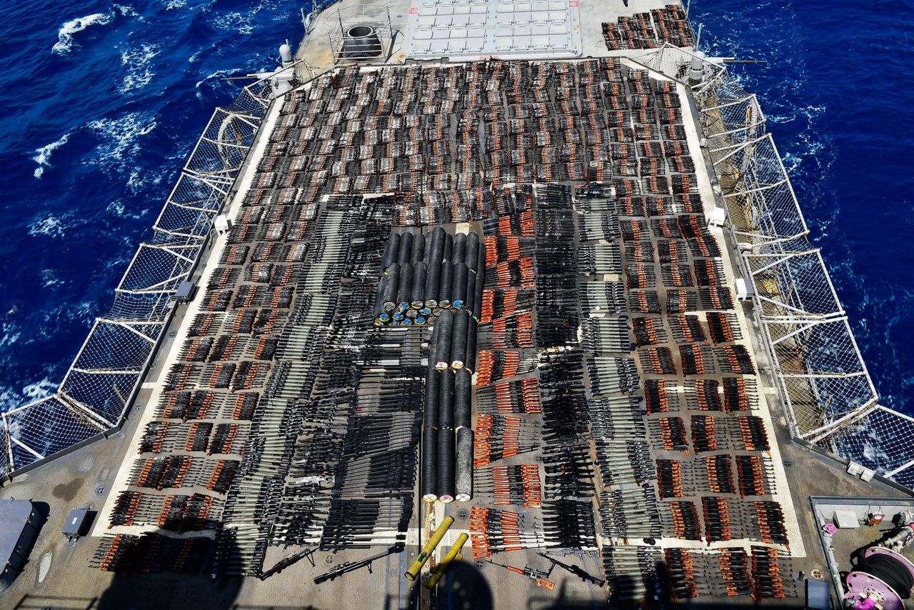US Navy seizes arms shipment in Arabian Sea amid Yemen war - Vimarsana News