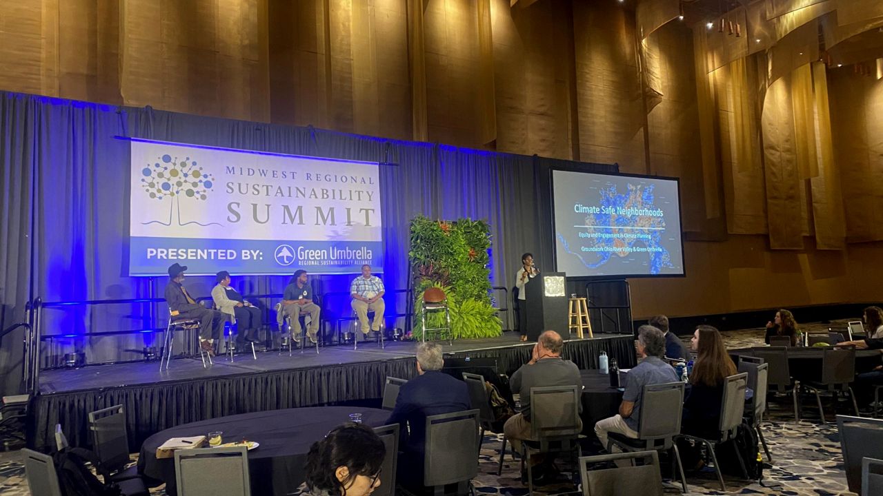 The 10th Midwest Regional Sustainability Summit featured more than 20 talks, panel discussions and other events focused on addressing climate change. (Spectrum News 1/Casey Weldon)