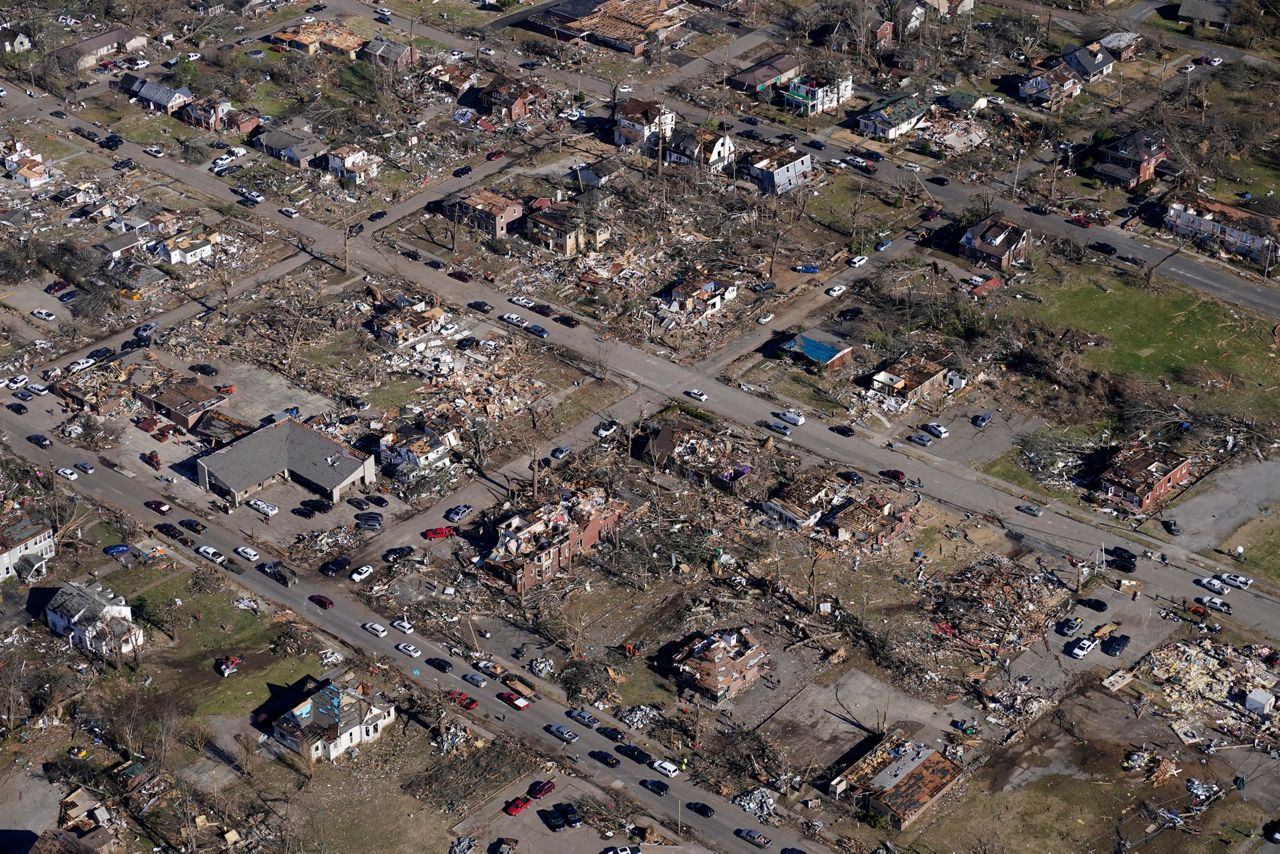 In the ruins of Mayfield, a search for hope in what's saved