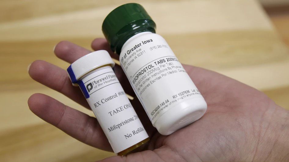 mifepristone and misoprostol in pill bottles