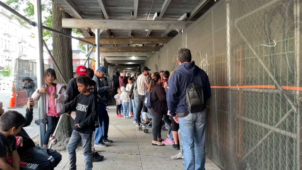 Donation drive turns into critical lifeline for newly arrived migrants