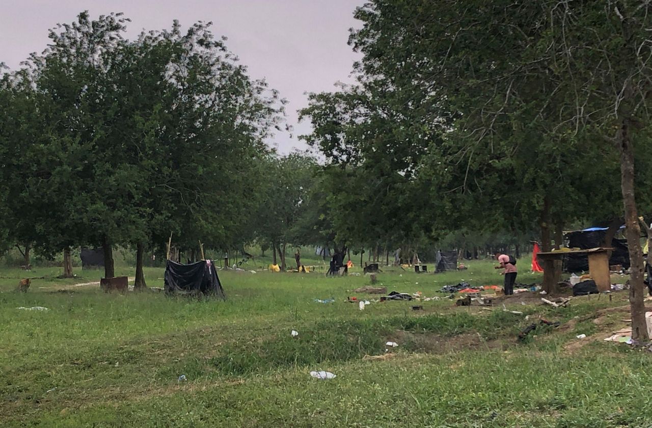 Mexico migrant camp tents torched across border from Texas