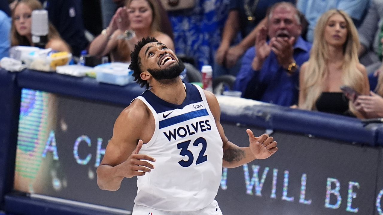 Towns, Edwards lift Wolves over Mavs 105-100 to avoid sweep in West finals