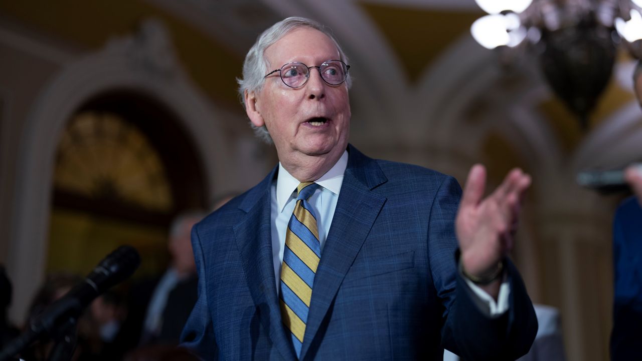 Sen. Mitch McConnell will return to Congress for the first time after suffering a fall in March.(AP Photo/J. Scott Applewhite)