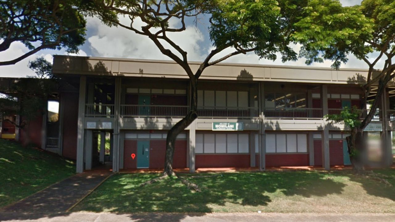 Ohana Control Systems completed installation of a fire alarm system at Momilani Elementary School in 2015, the only one of eight contracts with the state that was not terminated. (Google Street View)