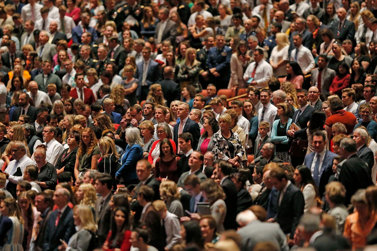 Mormon conference begins a day after choir name change