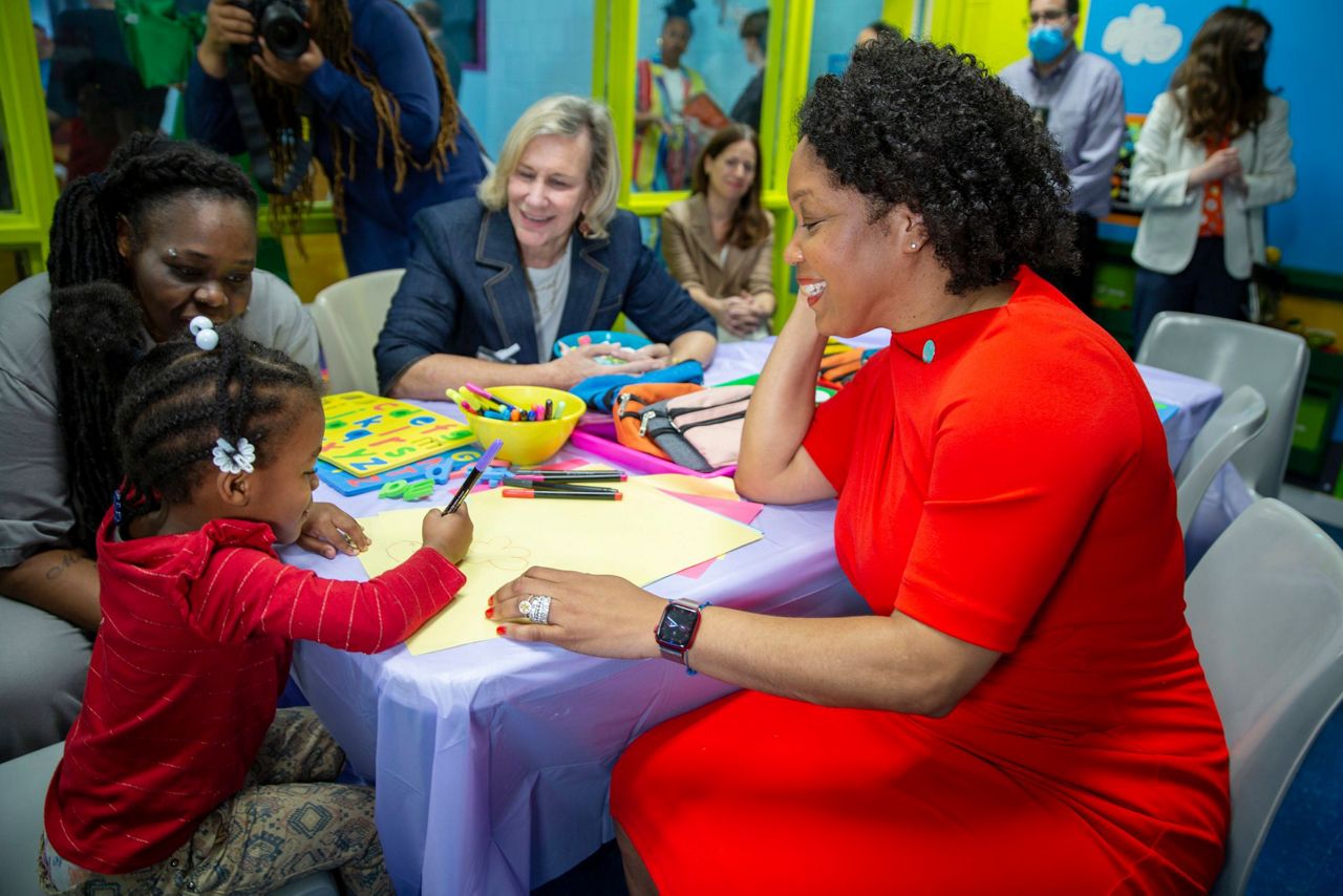 NYC's Rikers Island jail gets a kid-friendly visitation room ahead of ...