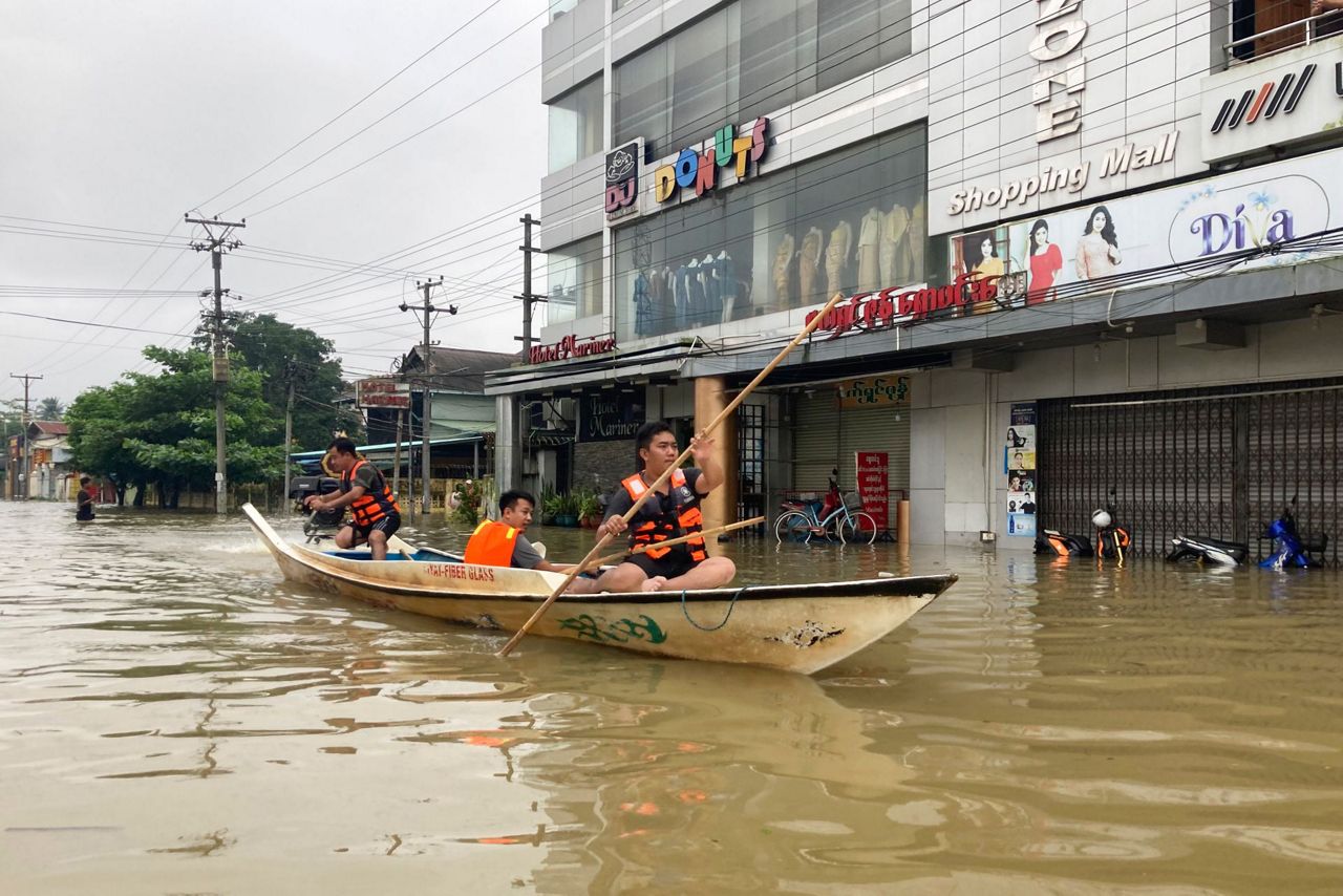 Heavy flooding in southern Myanmar displaces more than 14,000 people