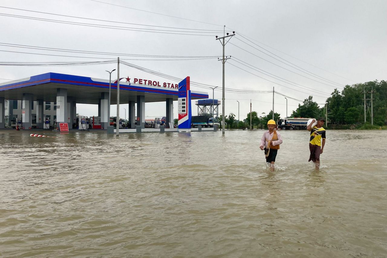 Heavy flooding in southern Myanmar displaces more than 14,000 people