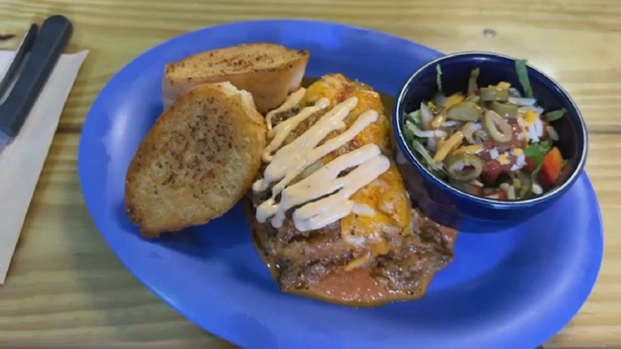 Plantain Puerto Rican Lasagna at the Tiny Turtle