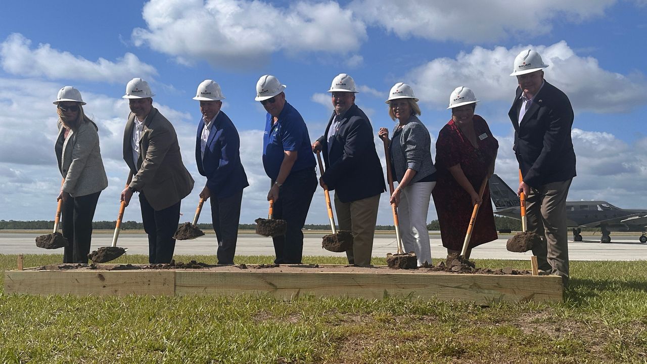 The airport in Flagler County is getting a major facelift, as officials break ground on a new $11 million terminal facility.  (Spectrum News/Jaclyn Harold)