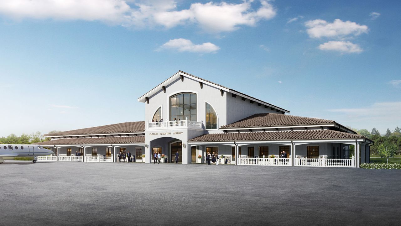 The airport in Flagler County is getting a major facelift, as officials break ground on a new $11 million terminal facility. (Courtesy: Flagler Executive Airport)