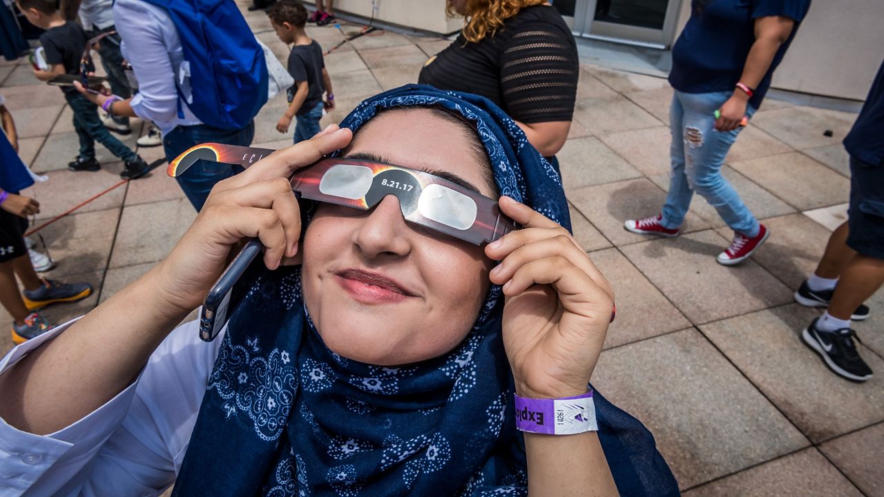 The 2017 solar eclipse viewing party at Orlando Science Center. (Courtesy of Roberto Gonzalez)