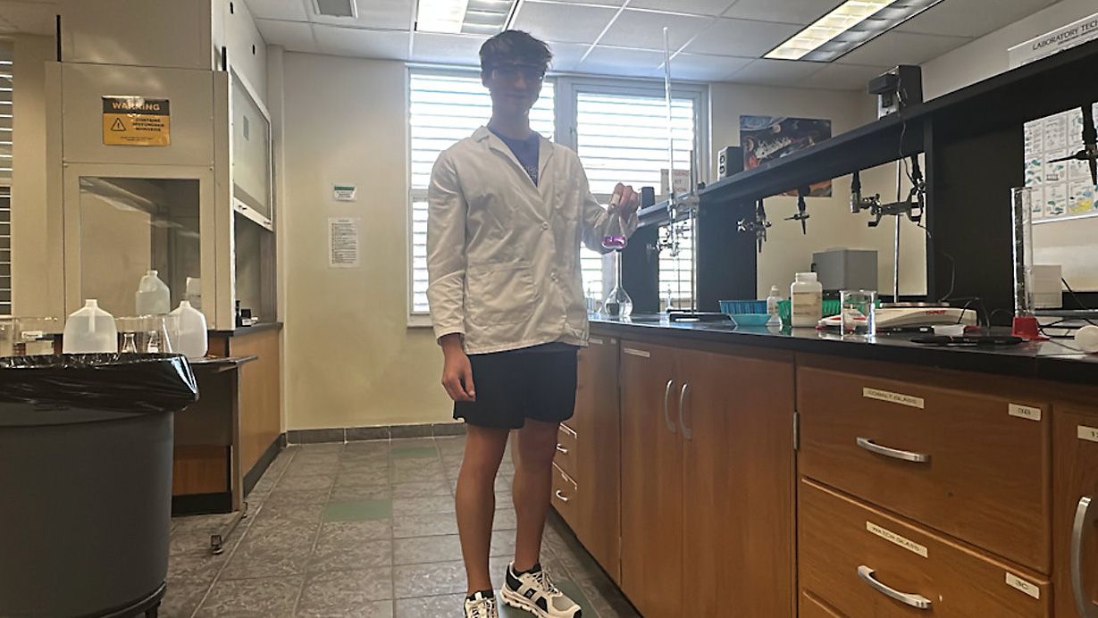 The Spectrum News 13 team is excited to announce Edgewood Jr./Sr. High School senior Brian Wolfe as the Brevard County recipient, naming him Spectrum News High School Scholar. (Spectrum News/Brandon Spencer)